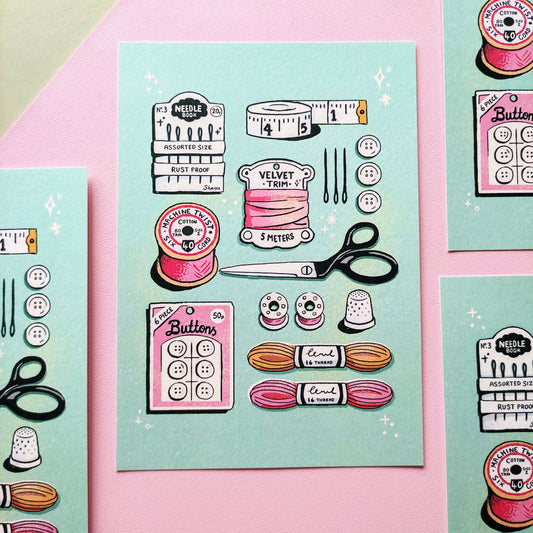 A5 sewing print
