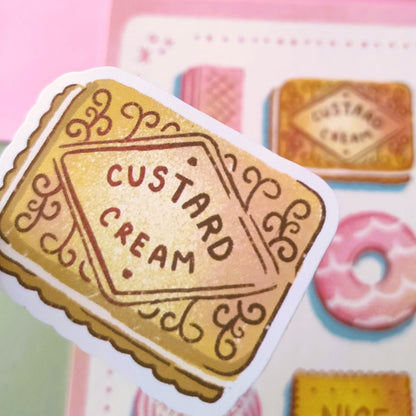 Custard Cream sticker