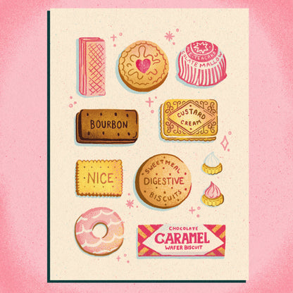A4 Biscuit selection print