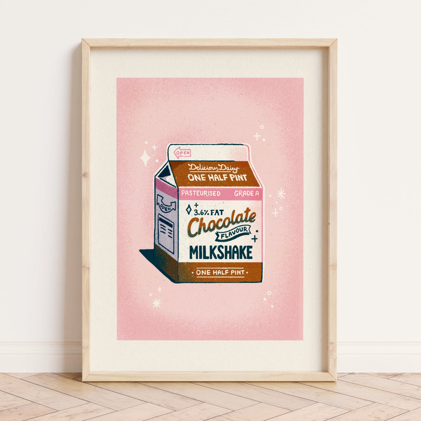 Milkshake A5 print