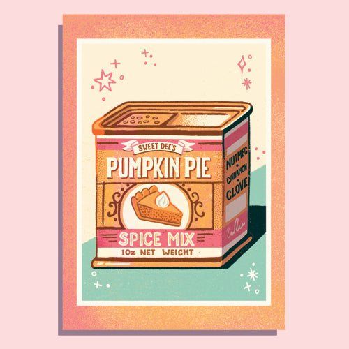 A5 Pumpkin pie print