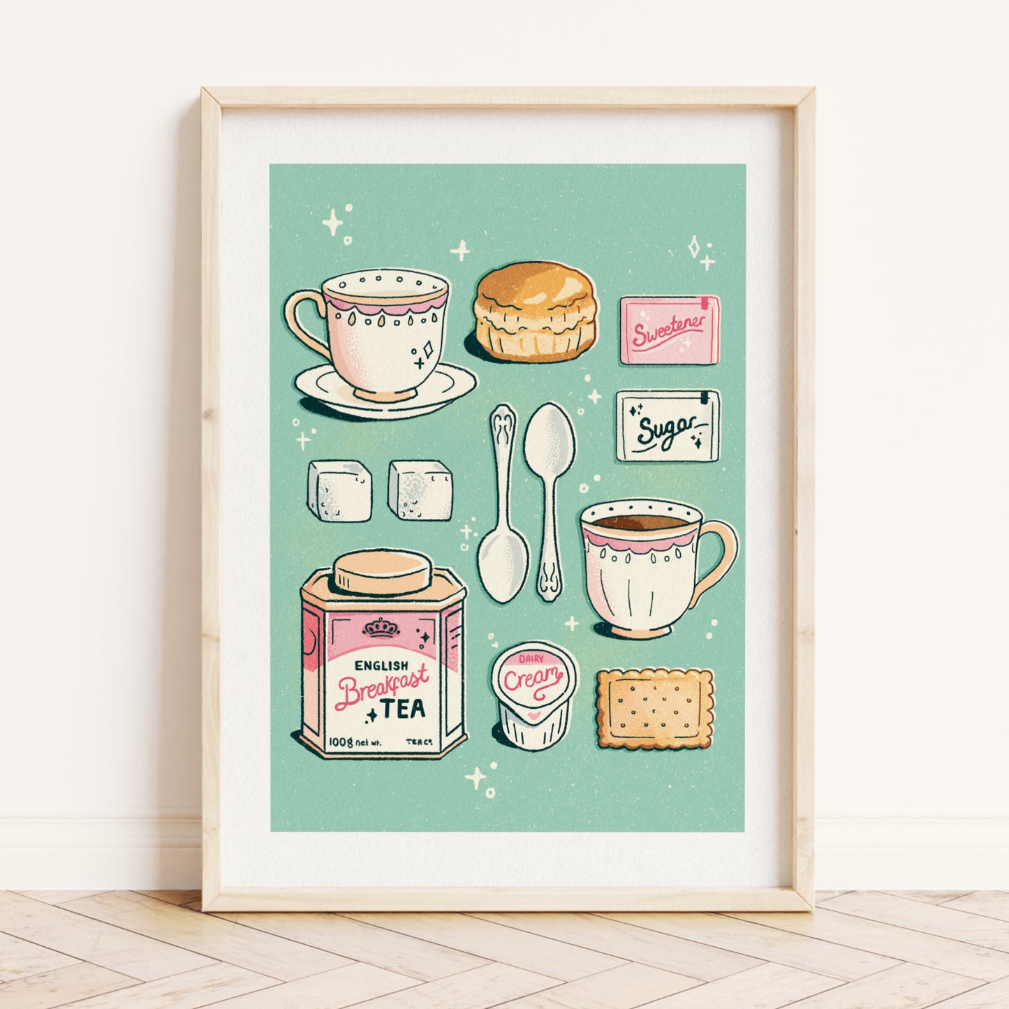 Breakfast tea A5 print